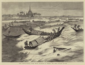 The Threatened War with Burma, a Bore on the Sitang River